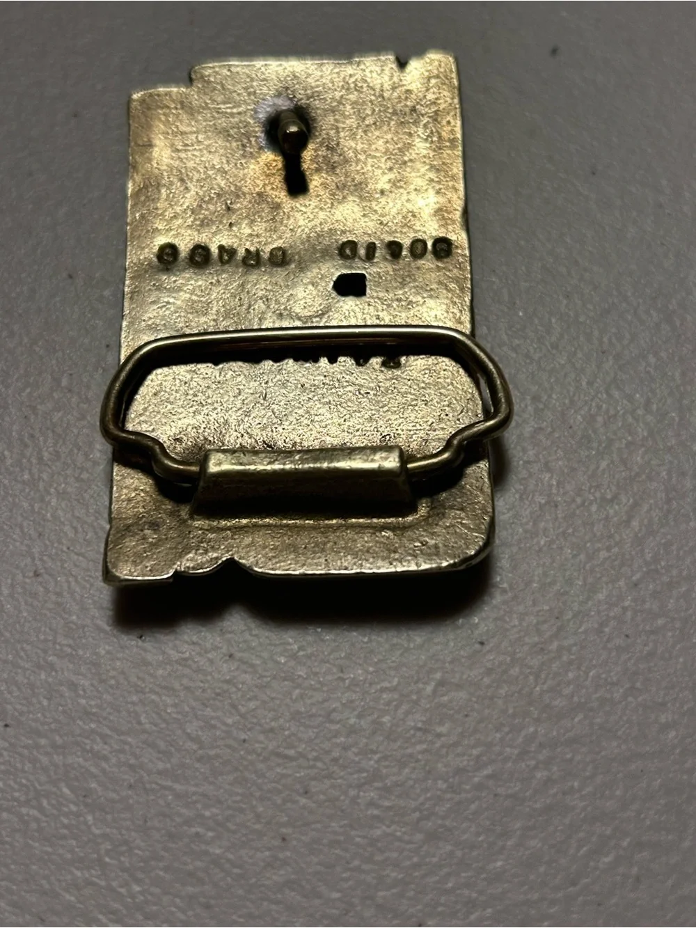 Jesus Is Lord Gold-Tone Belt Buckle - Men Accessories - All Brass